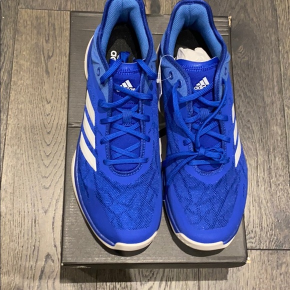 Blue Adidas men’s running shoes - Picture 2 of 4